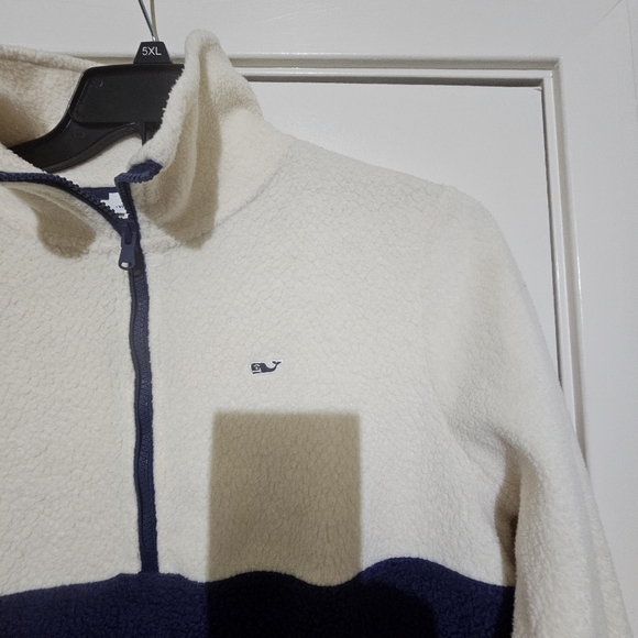 Vinyard vines fleece 1/2 zip pullover size M - Picture 2 of 7